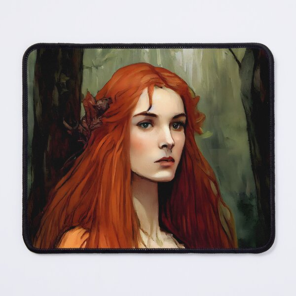 Item preview, Damsel Emma Touched By Envy Pre Raphaelite Inspired Medieval Maiden  designed and sold by CGSGraphics.