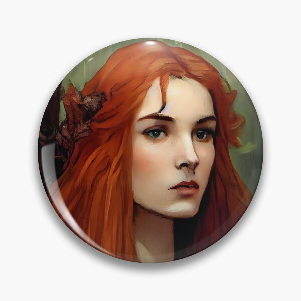 Item preview, Damsel Emma Touched By Envy Pre Raphaelite Inspired Medieval Maiden  designed and sold by CGSGraphics.