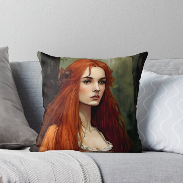 Item preview, Damsel Emma Touched By Envy Pre Raphaelite Inspired Medieval Maiden  designed and sold by CGSGraphics.