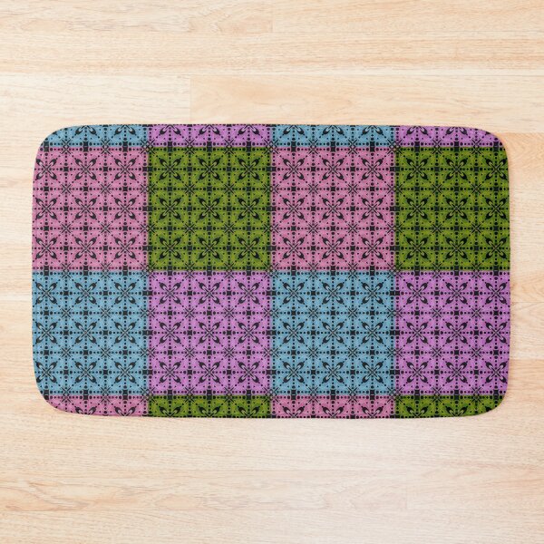Item preview, Colorful Retro Cute Floral patchwork designed and sold by Artistestella.