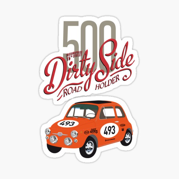 Adesivi Stickers FIAT 600 Sporting Tuning auto car down-out-dab SCEGLI IL  COLORE