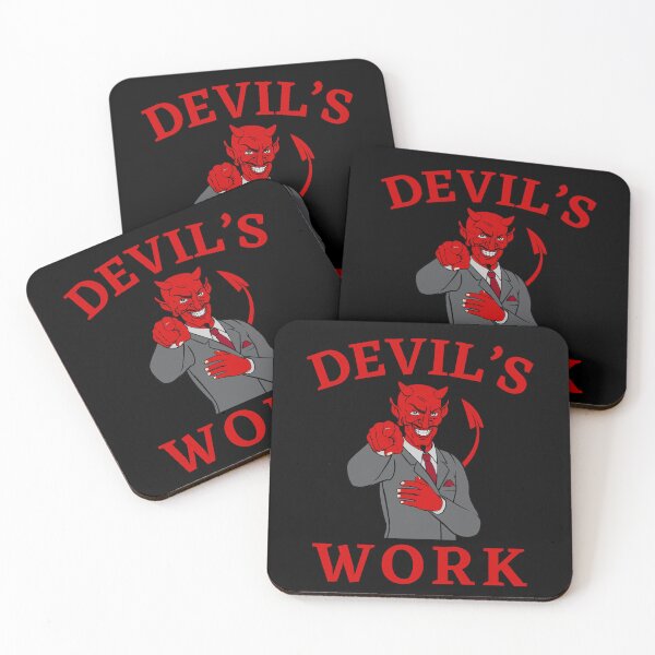 Item preview, Devil's Work Dark and Edgy for Rebels and Outcasts designed and sold by SimpliText.