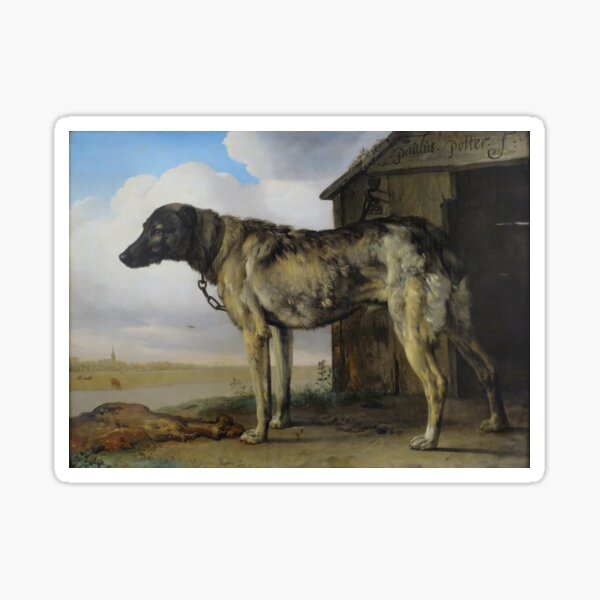 Item preview, Wolf Hound (Paulus Potter) designed and sold by ArtHistorical.