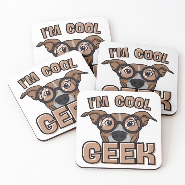 Item preview, I’m Cool Geek Geeker Gamer Expert Pro Gamers Geeky Dog Boy Girl Gift designed and sold by Mimielitas-Shop.