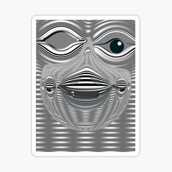 Item preview, Face off Psychedelic Portraits Modern Dodern Design designed and sold by Dodern.