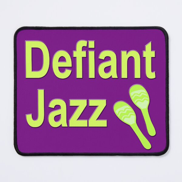 Item preview, Defiant Jazz with Maracas Yellow Green designed and sold by Karen Simon.