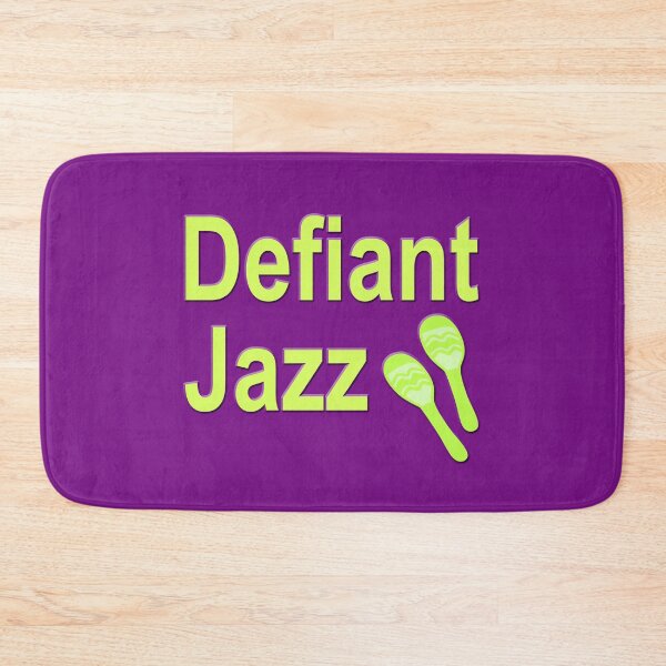 Item preview, Defiant Jazz with Maracas Yellow Green designed and sold by Karen Simon.