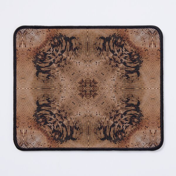 Item preview, Grunge Copper Striation Kaleidoscope Pattern 4 designed and sold by Swabcraft.