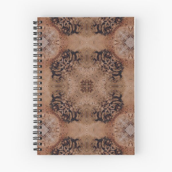 Item preview, Grunge Copper Striation Kaleidoscope Pattern 4 designed and sold by Swabcraft.