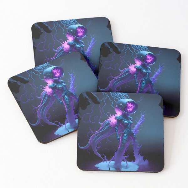 Item preview, Neon Space Heroine designed and sold by EssonDigital.