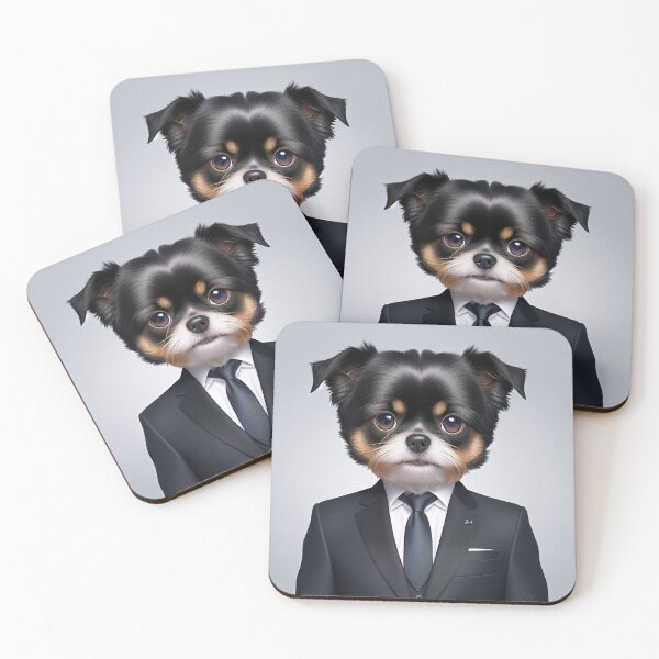 Item preview, Portrait of a dog in a Suit - Affenpinscher  designed and sold by Damitan.
