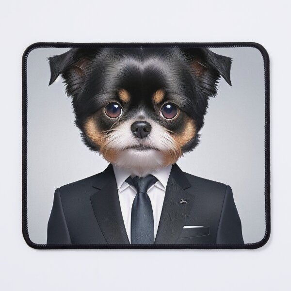 Item preview, Portrait of a dog in a Suit - Affenpinscher designed and sold by Damitan.