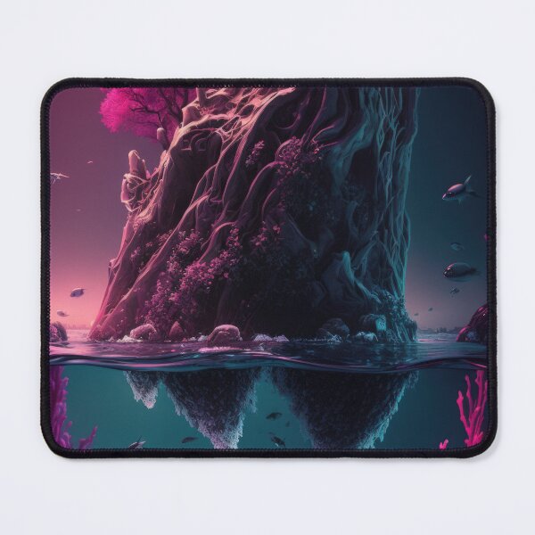 Item preview, Pink Forest Floating On The Mysterious Ocean designed and sold by Crystal Heaven.