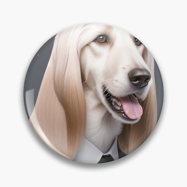 Item preview, Portrait of a dog in a Suit - Afghan Hund designed and sold by Damitan.