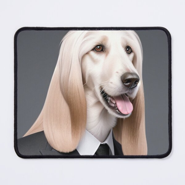 Item preview, Portrait of a dog in a Suit - Afghan Hund designed and sold by Damitan.