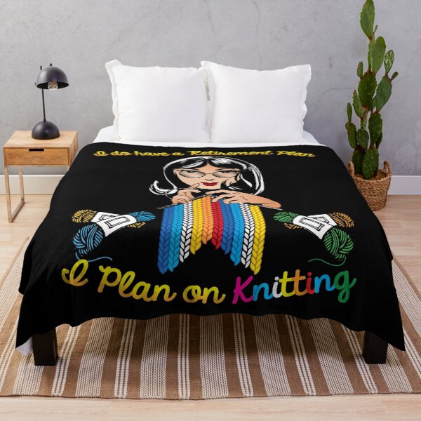 Item preview, Retirement Plan is Knitting - Apparel designed and sold by LatinSaint.