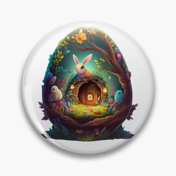 Aperçu de l'œuvre Oeuf de Pâques mystique - Un ajout enchanteur à votre collection créée et vendue par ShowMePrints.
