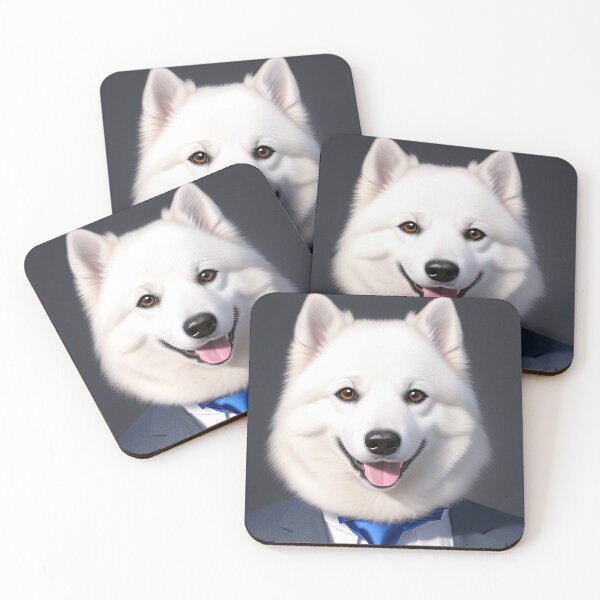 Item preview, Portrait of a dog in a Suit - American Eskimo designed and sold by Damitan.