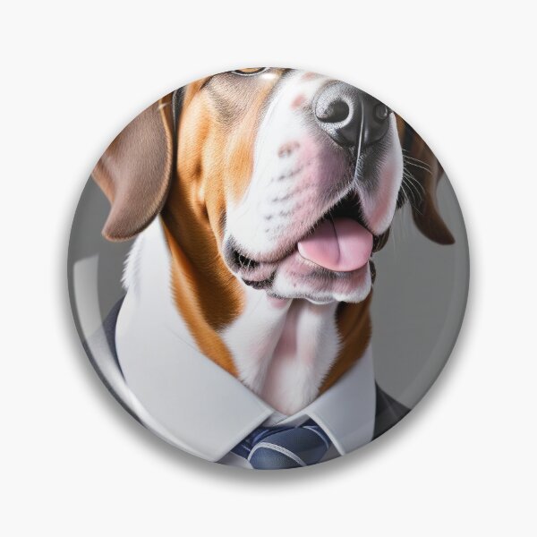 Item preview, Portrait of a dog in a Suit - Basset Hound designed and sold by Damitan.