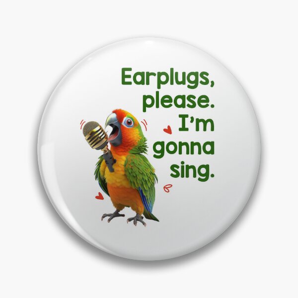 Item preview, Earplugs, please. I'm gonna sing. designed and sold by LuciaStore.
