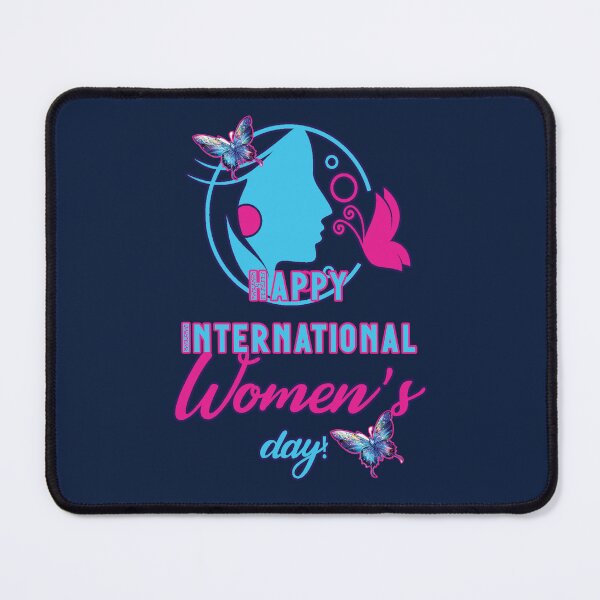 Item preview, Happy International Women's Day With Strong Lady Profile & Beautiful Butterflies designed and sold by JoyOfHopeStore.