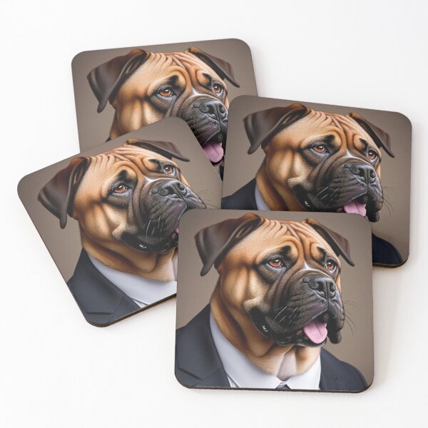 Item preview, Portrait of a dog in a Suit - Bullmastiff designed and sold by Damitan.