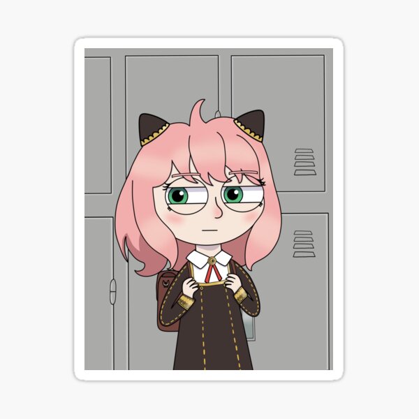 Anya Forger meme Sticker by Otaku World, Anya's face is always good on  stickers : r/AnimeMerchandise