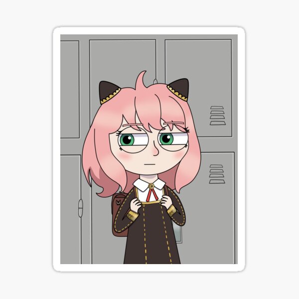 Anya Smug Stickers for Sale