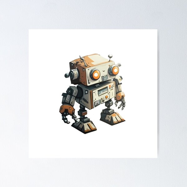 Cute little robot sticker | Sticker