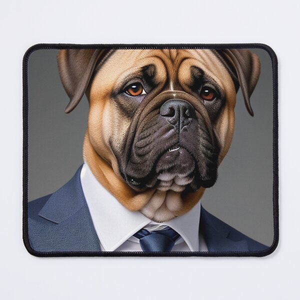 Item preview, Portrait of a dog in a Suit - Bullmastiff designed and sold by Damitan.
