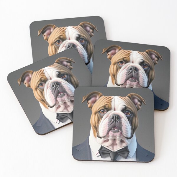 Item preview, Portrait of a dog in a Suit - Bulldog designed and sold by Damitan.