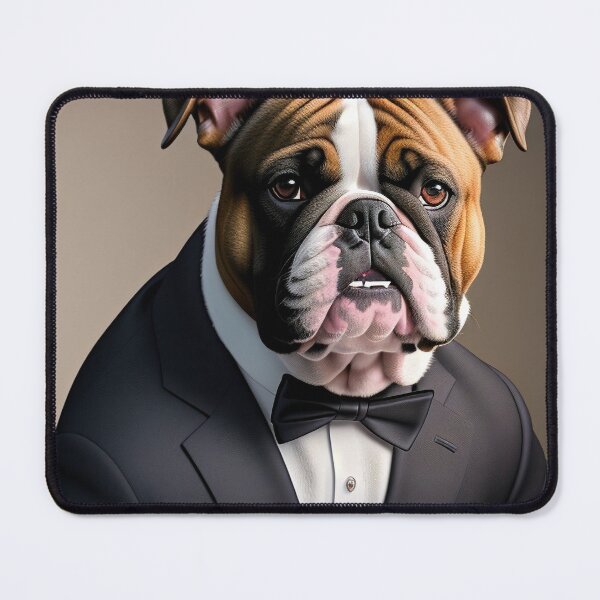 Item preview, Portrait of a dog in a Suit - Bulldog designed and sold by Damitan.