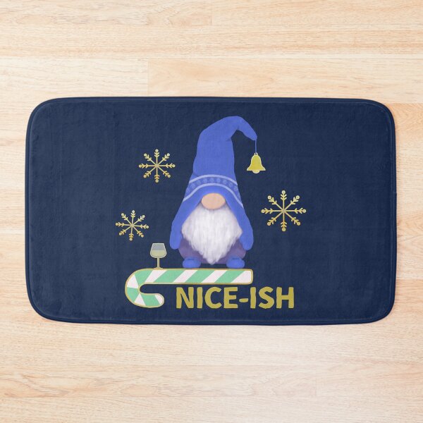 Item preview, Niceish Nice Naughty List Gnome Drawing - Merry Christmas Funny Gnome Naughty List designed and sold by ViewerEqualsPhoton.