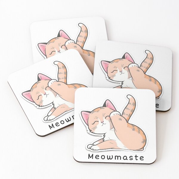 Item preview, Meowmaste, Cute Yoga Cat Baby designed and sold by VisualVibesVV.