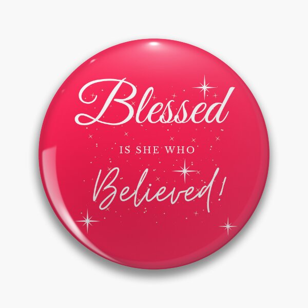Item preview, BLESSED IS SHE WHO BELIEVED designed and sold by True Vine Apparel JA.