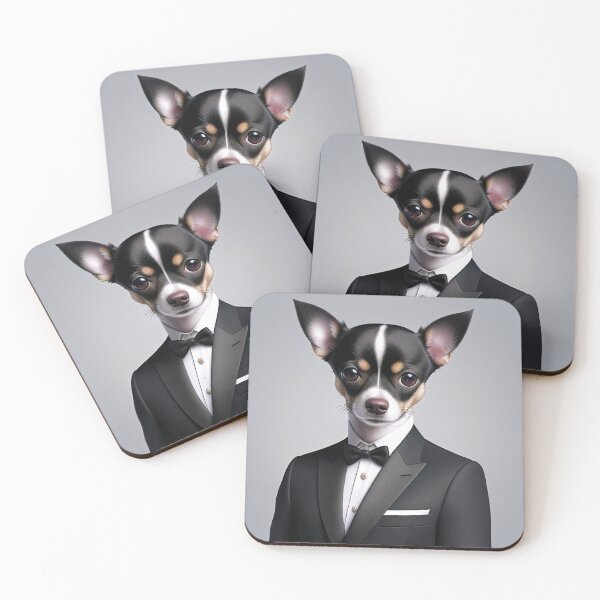 Item preview, Portrait of a dog in a Suit - Chihuahua designed and sold by Damitan.