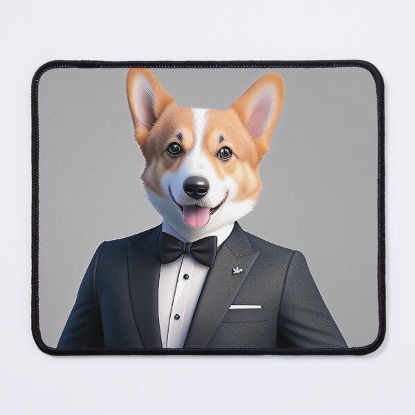 Item preview, Portrait of a dog in a Suit - Corgi designed and sold by Damitan.