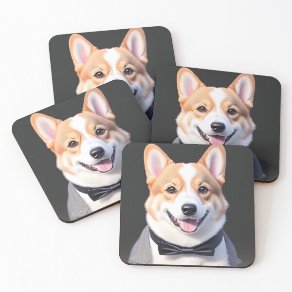 Item preview, Portrait of a dog in a Suit - Corgi designed and sold by Damitan.