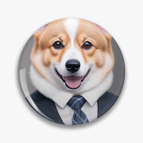 Item preview, Portrait of a dog in a Suit - Corgi designed and sold by Damitan.