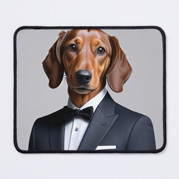 Item preview, Portrait of a dog in a Suit - Dachshund designed and sold by Damitan.