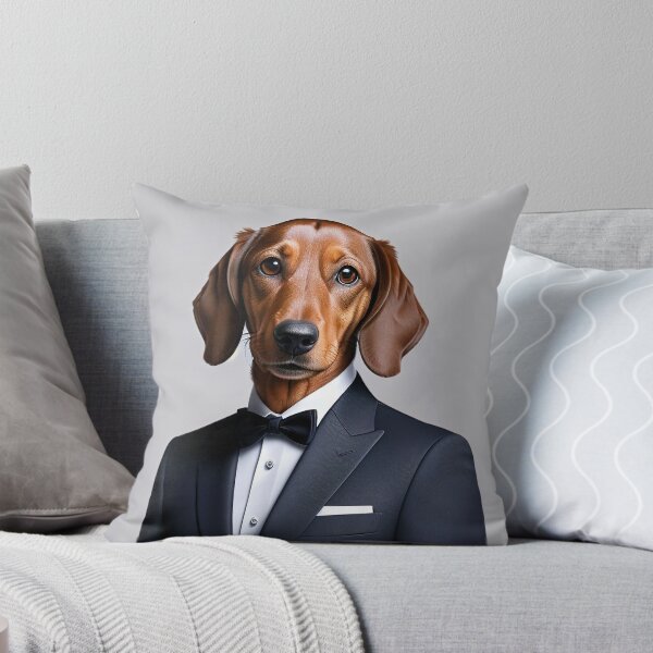 Item preview, Portrait of a dog in a Suit - Dachshund designed and sold by Damitan.