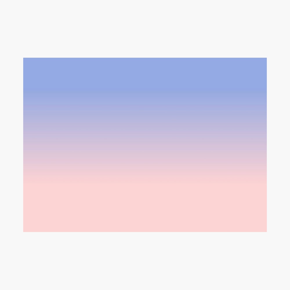 Pink Blue Ombre Poster By Andydalk24 Redbubble