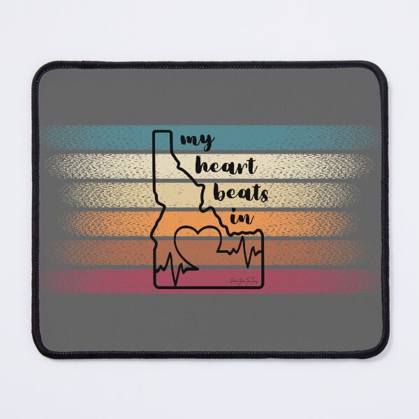 Item preview, My heart beats in Idaho designed and sold by HooYooTeeTees.