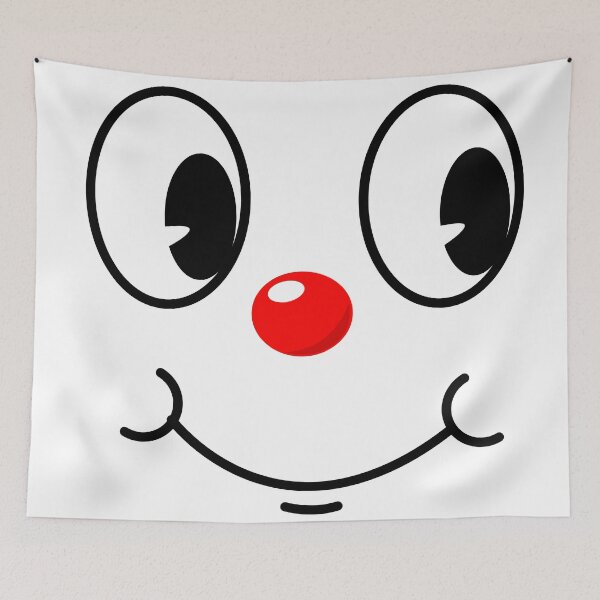 Item preview, Cartoon face with red nose designed and sold by ardianSZ-studio.