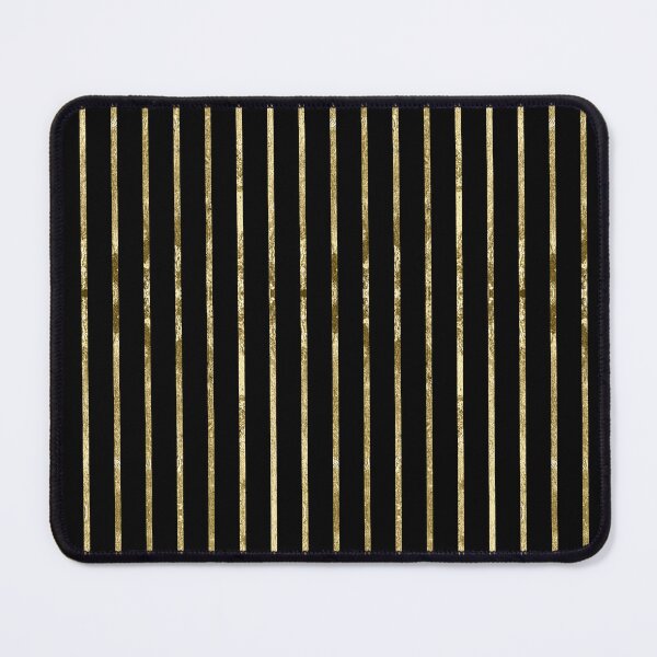 Item preview, Black with gold pinstripes designed and sold by TinaDonovanArt.
