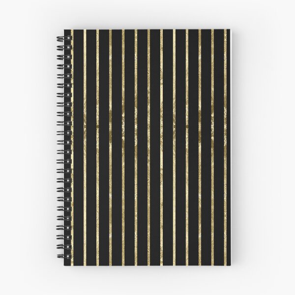 Item preview, Black with gold pinstripes designed and sold by TinaDonovanArt.
