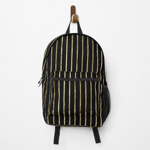 Item preview, Black with gold pinstripes designed and sold by TinaDonovanArt.
