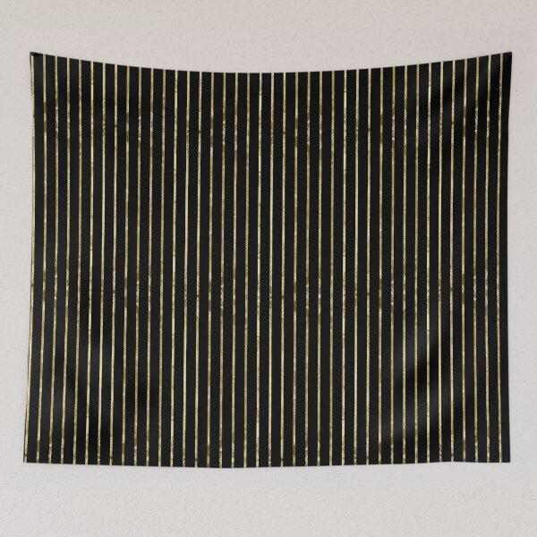 Item preview, Black with gold pinstripes designed and sold by TinaDonovanArt.