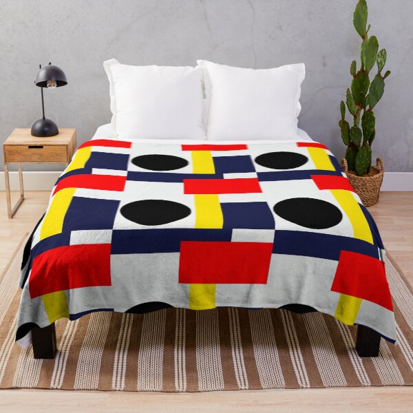 Item preview, Bauhaus style abstract composition designed and sold by Thecolourwheel.