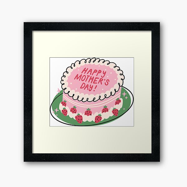 Vista previa del artículo con la obra «¡Feliz día de la madre!», diseñado y vendido por AlyssaAdamz.